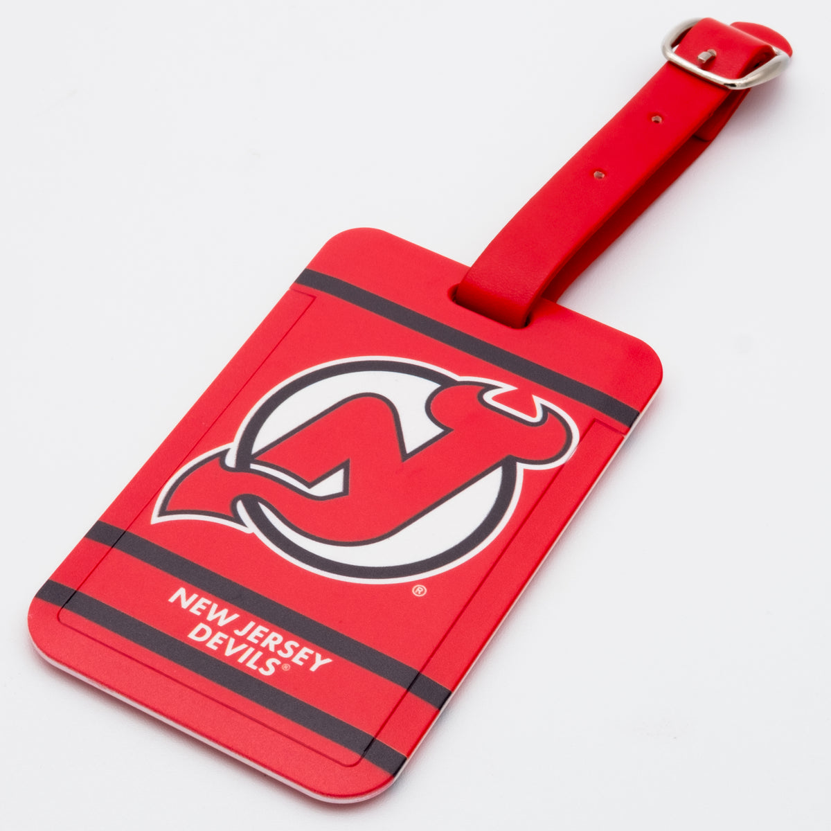 New Jersey Devils plastic golf bag tag by Team Golf, product photo 1
