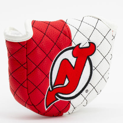 New Jersey Devils Split Quilted Mallet Putter Headcover - golf headcover product images