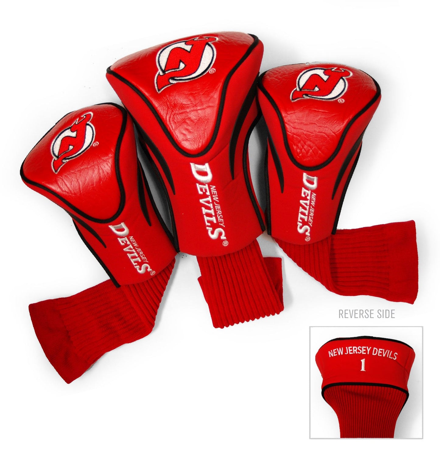 New Jersey Devils 3 Pack Contour Sock Headcovers - Club Rehab
