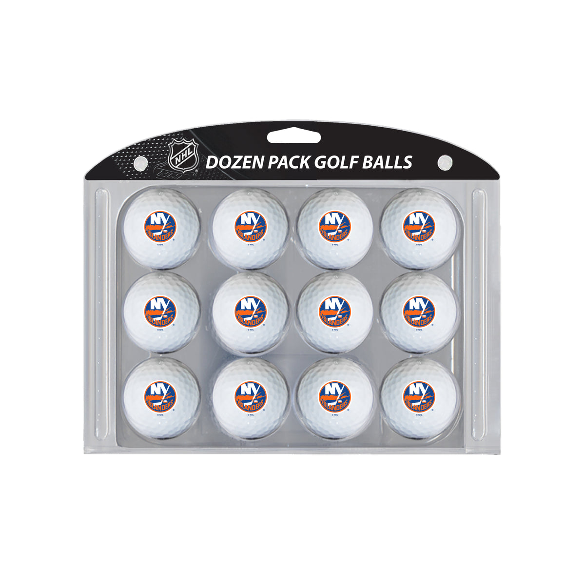 New York Islanders logo golf balls, 12 pack