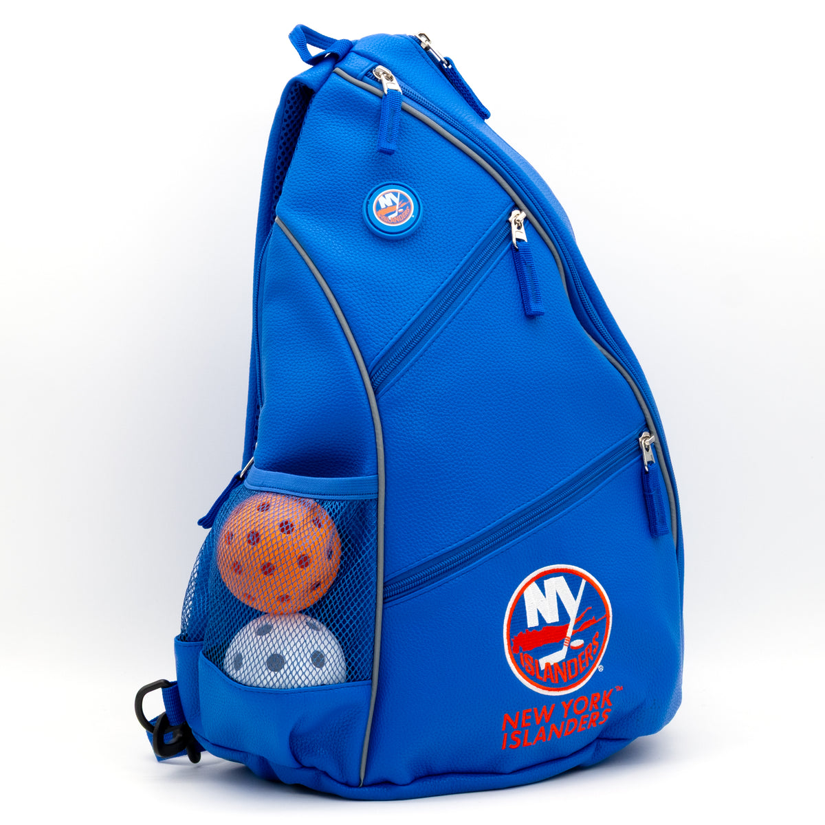 New York Islanders PU leather backpack by Team Golf, view 3