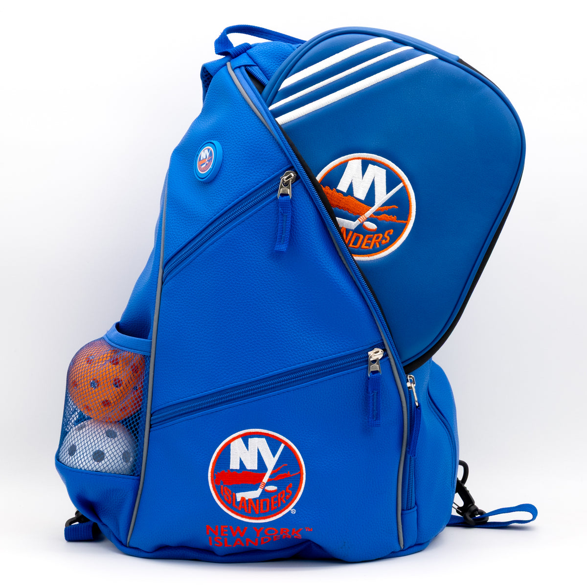 New York Islanders PU leather backpack by Team Golf, view 6