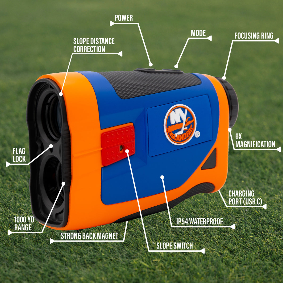 New York Islanders Foresight golf rangefinder by Team Golf, view 6