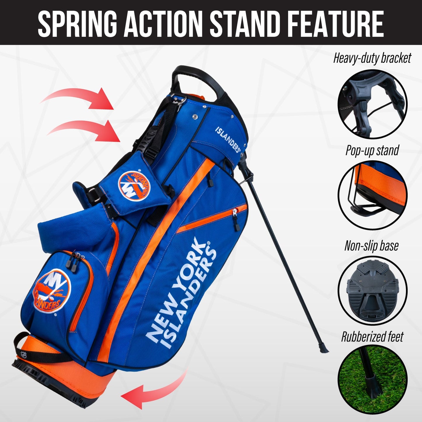New York Islanders Fairway Stand Bag - Image 5 - Club Rehab