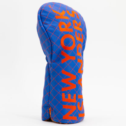 New York Islanders Solid Driver quilted headcover, angled view