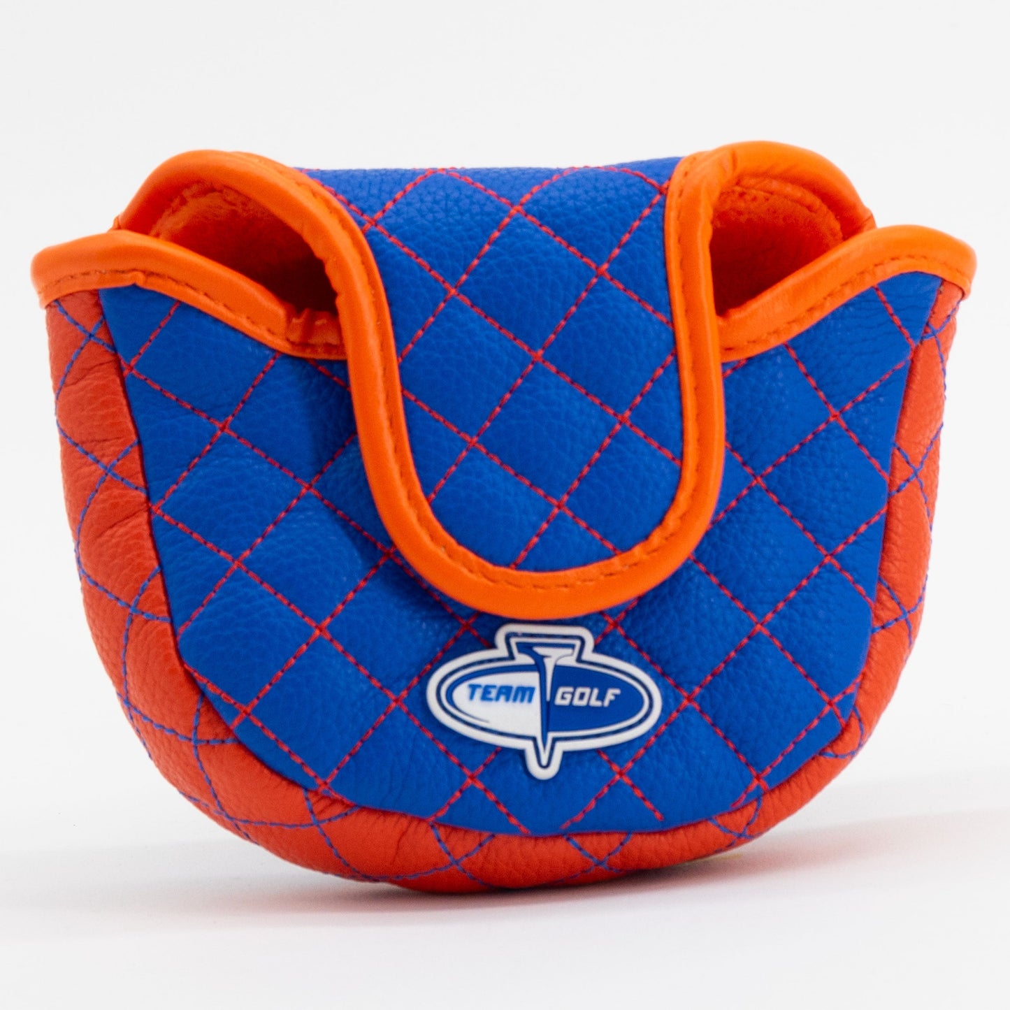 New York Islanders solid mallet putter quilted golf headcover alternate view