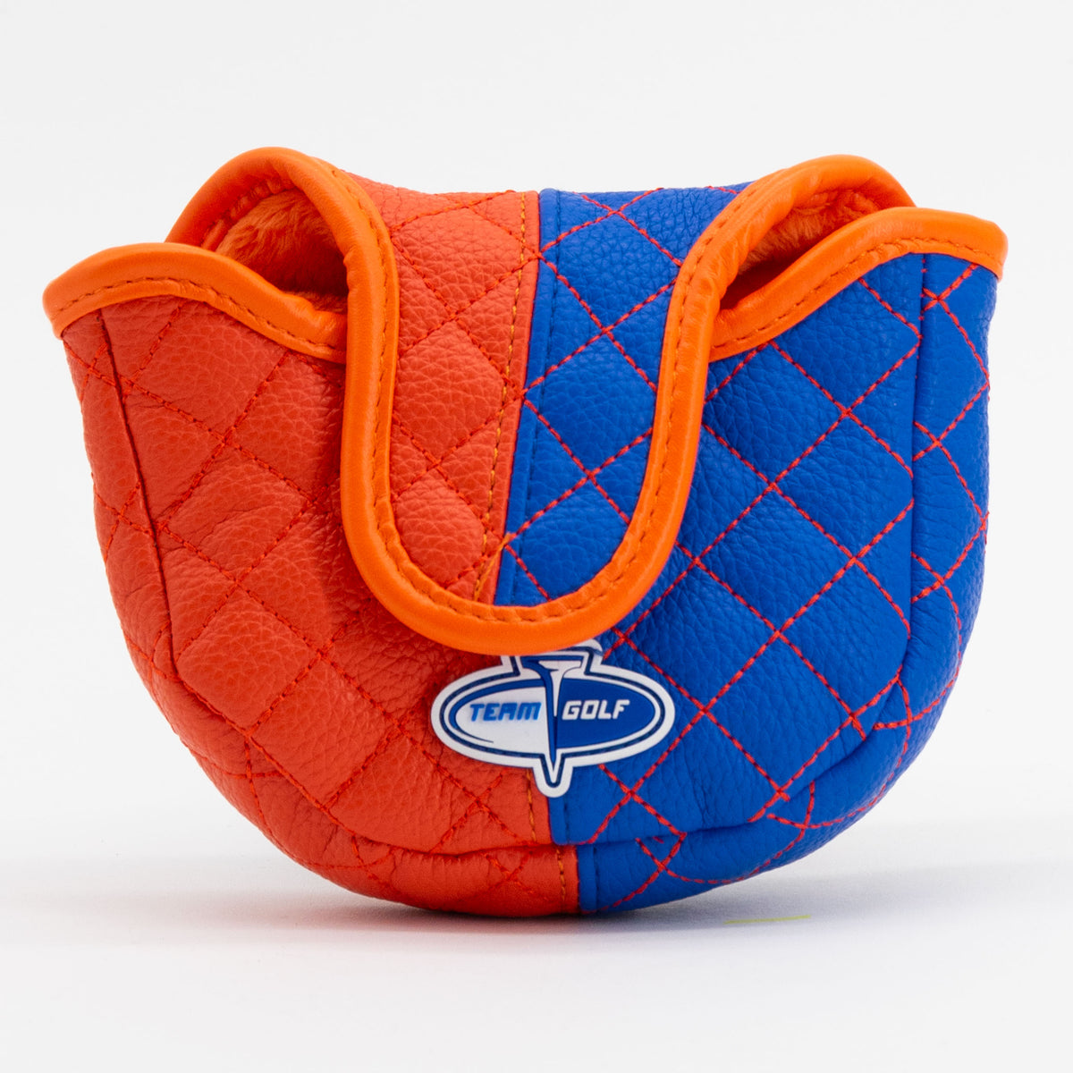New York Islanders Split Mallet Putter quilted headcover, back view