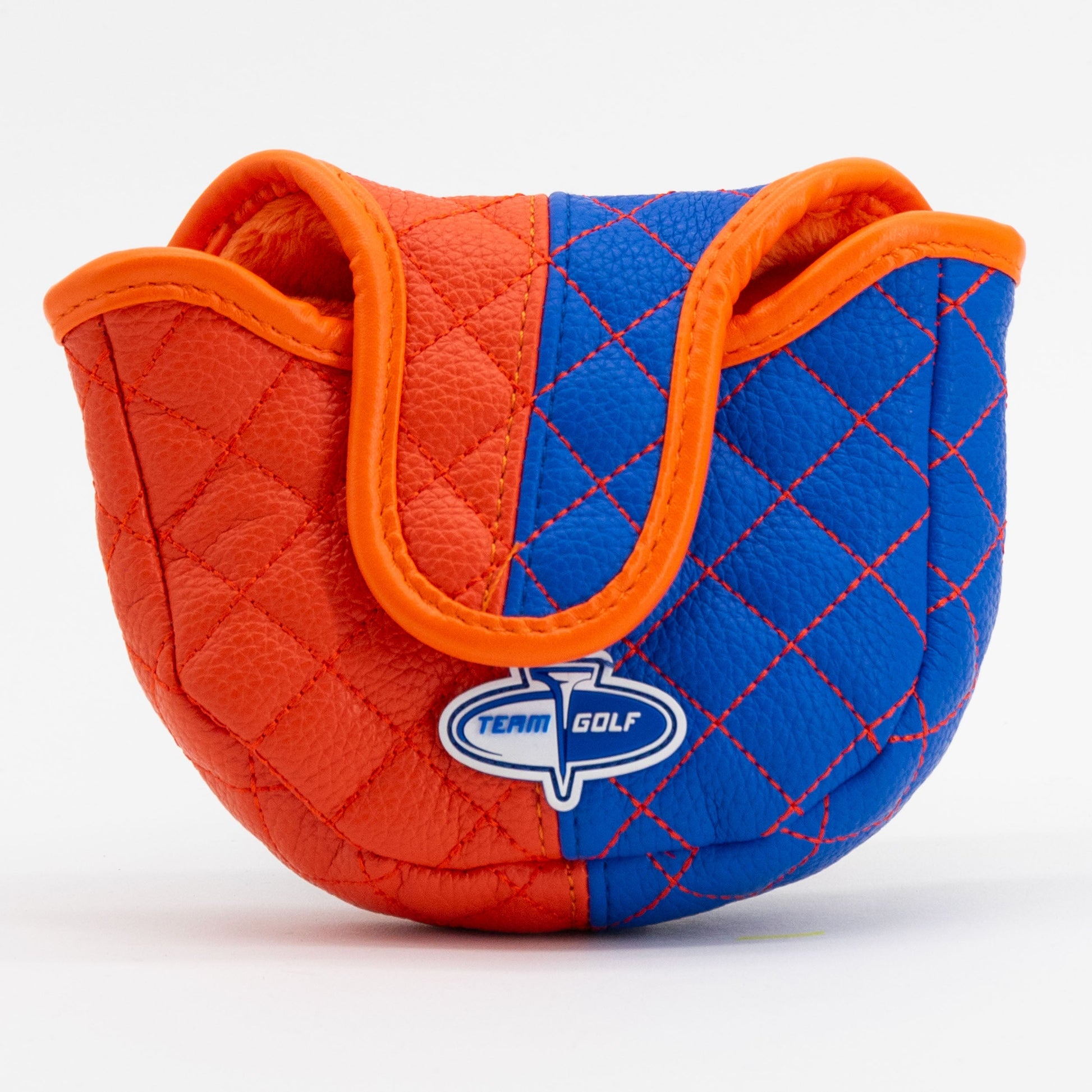 New York Islanders split mallet putter quilted golf headcover alternate view