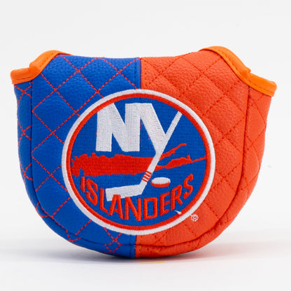New York Islanders split mallet putter quilted golf headcover