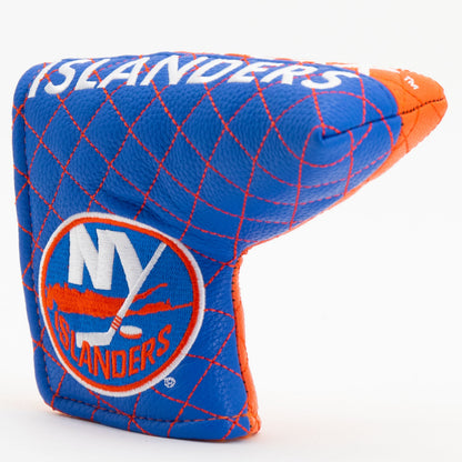 New York Islanders split blade putter quilted golf headcover alternate view