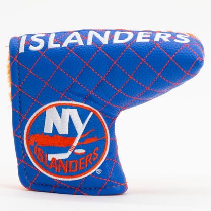 New York Islanders split blade putter quilted golf headcover