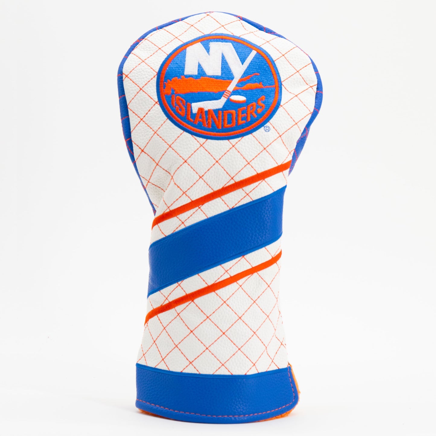 New York Islanders stripe driver quilted golf headcover
