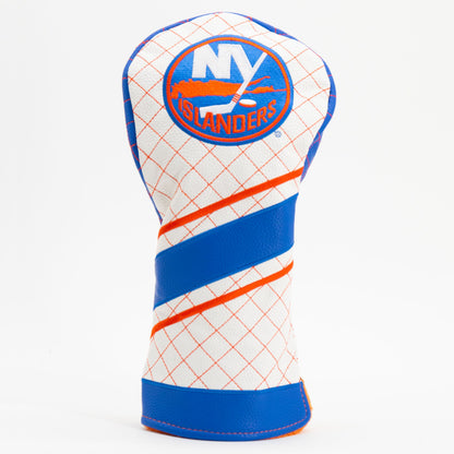 New York Islanders stripe driver quilted golf headcover