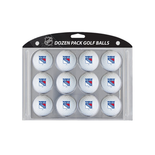 New York Rangers logo golf balls, 12 pack