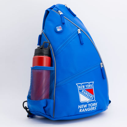 New York Rangers PU leather backpack by Team Golf, view 3