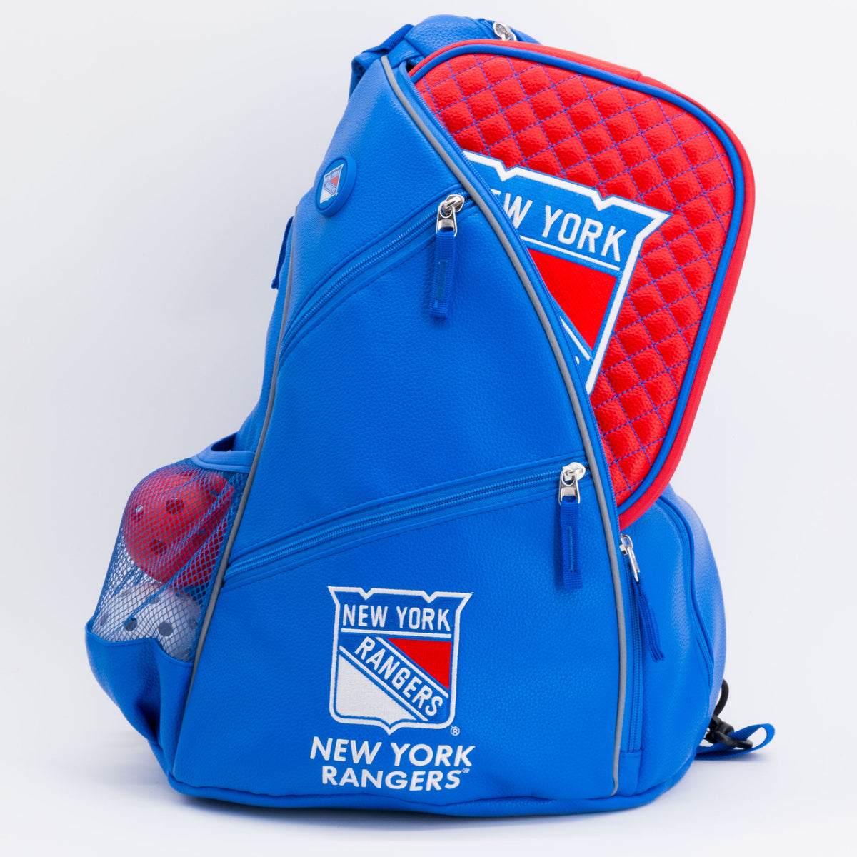 New York Rangers PU leather backpack by Team Golf, view 6