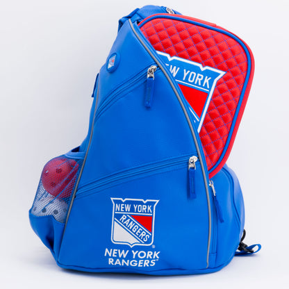 New York Rangers PU leather backpack by Team Golf, view 6