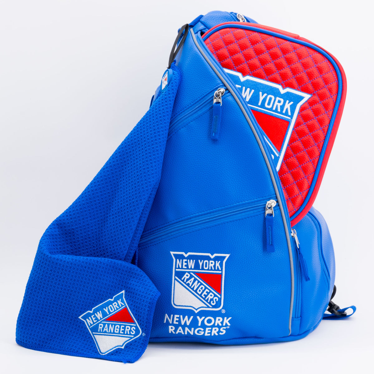 New York Rangers PU leather backpack by Team Golf, view 7