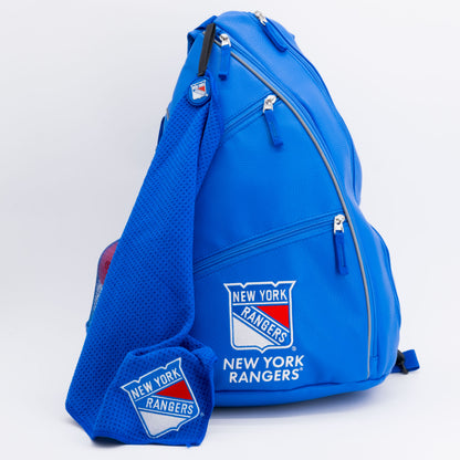 New York Rangers PU leather backpack by Team Golf, view 8