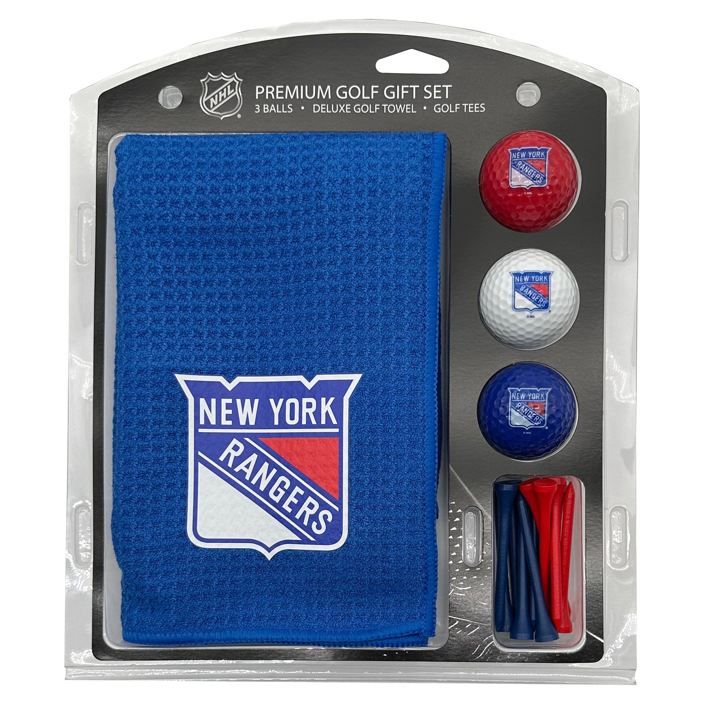New York Rangers Microfiber Towel Golf Gift Set - Club Rehab