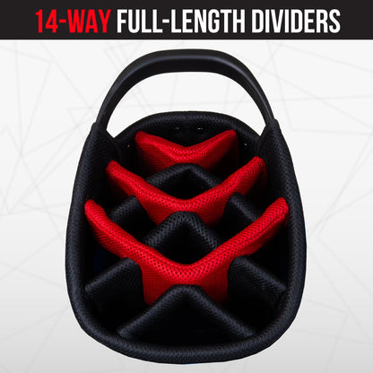 New York Rangers Fairway Stand Bag - Image 6 - Club Rehab