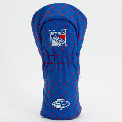 New York Rangers Solid Fairway quilted headcover, back view