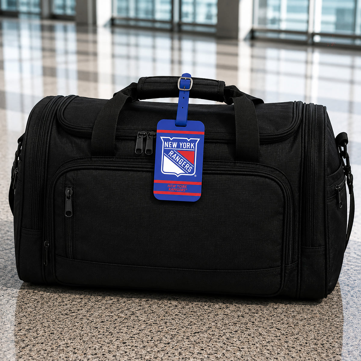 New York Rangers plastic golf bag tag by Team Golf, product photo 5