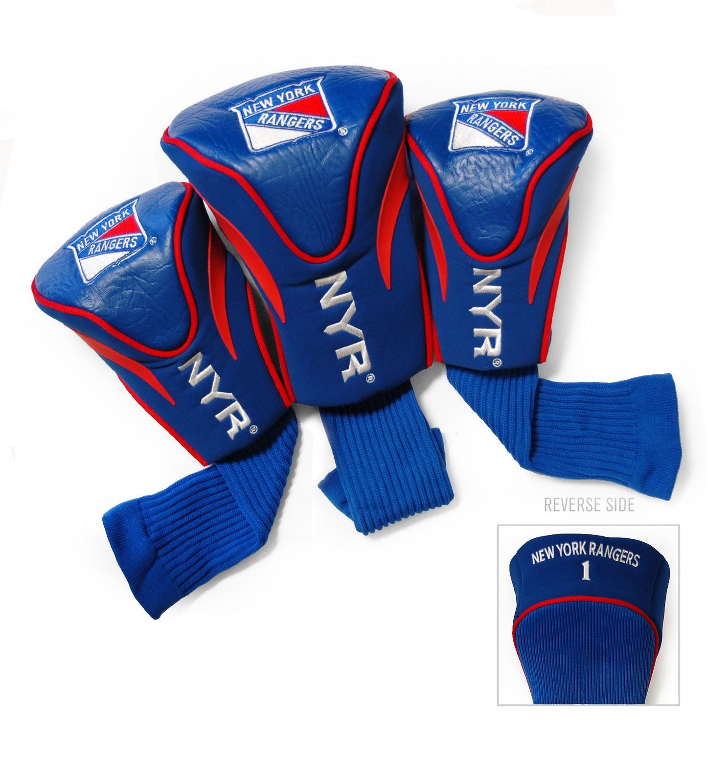 New York Rangers 3 Pack Contour Sock Headcovers - Club Rehab