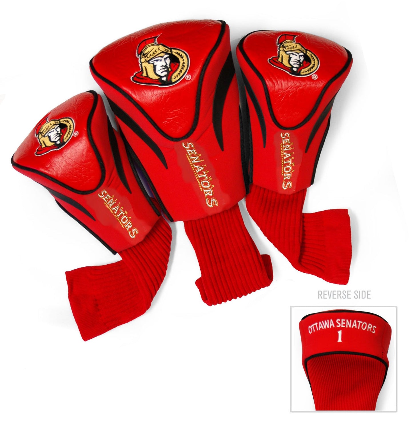 Ottawa Senators 3 Pack Contour Sock Headcovers - Club Rehab