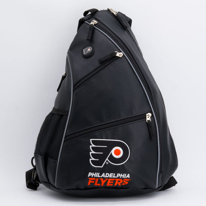 Philadelphia Flyers PU leather backpack by Team Golf, view 1