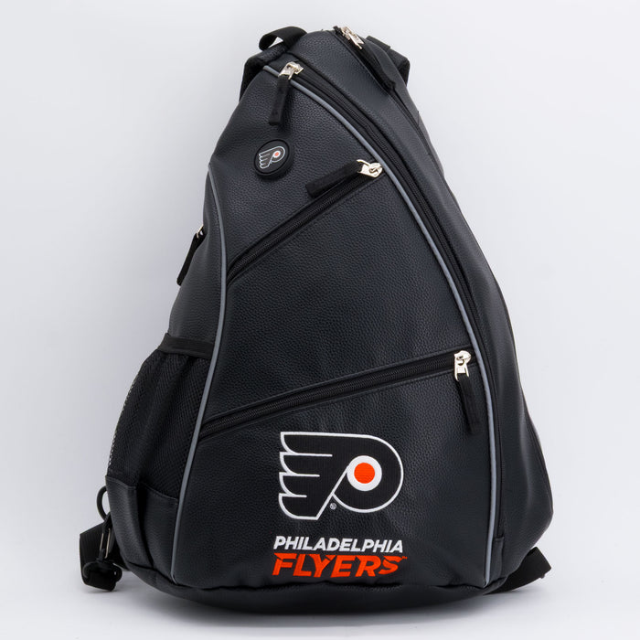 Philadelphia Flyers PU leather backpack by Team Golf, view 1