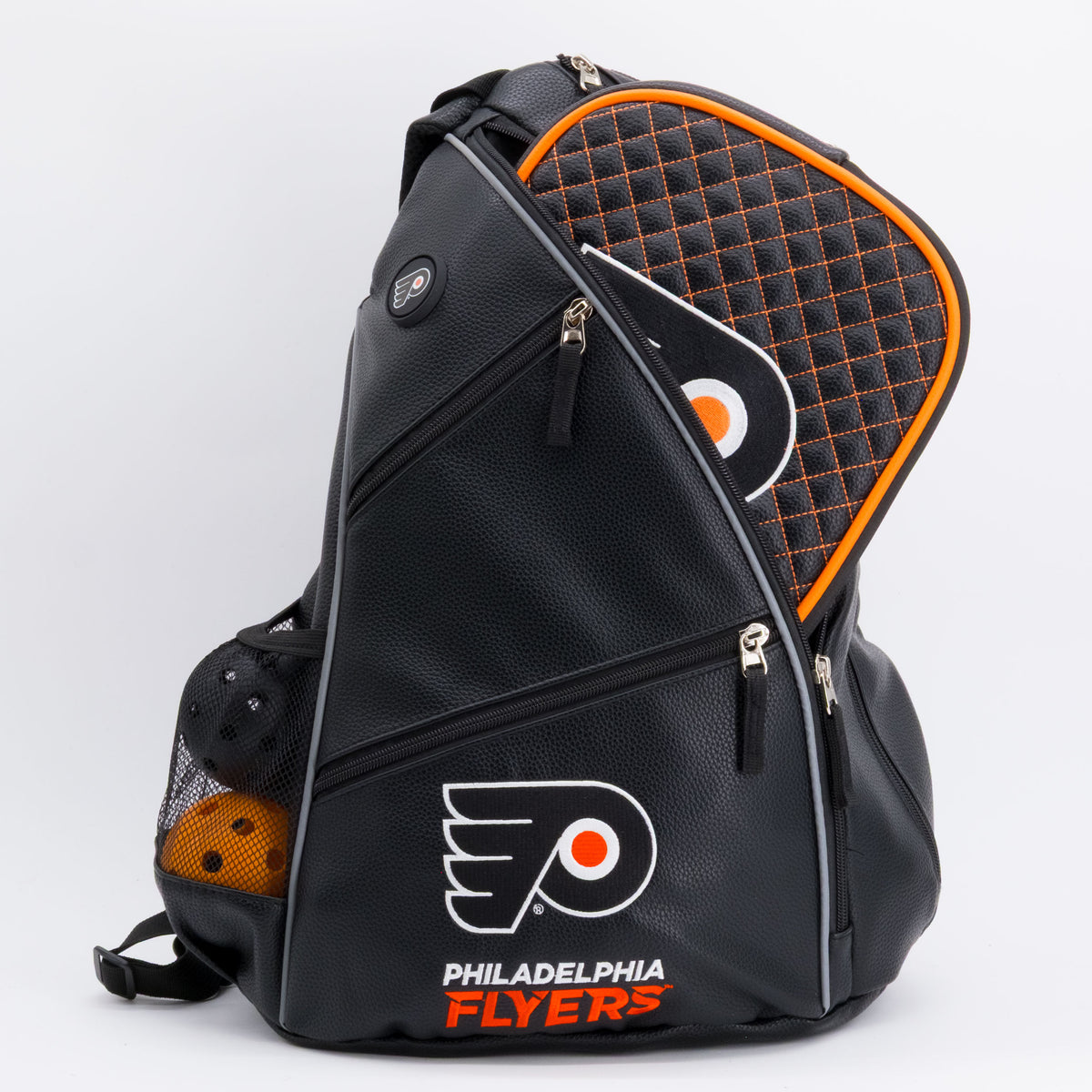 Philadelphia Flyers PU leather backpack by Team Golf, view 5