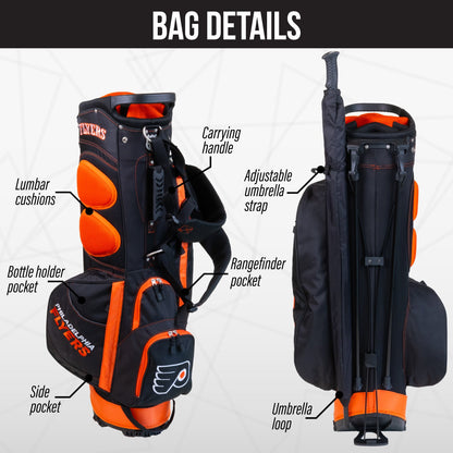 Philadelphia Flyers Fairway Stand Bag - Image 2 - Club Rehab