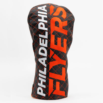 Philadelphia Flyers Solid Driver quilted headcover, front view