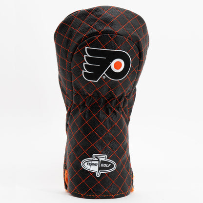 Philadelphia Flyers Solid Driver quilted headcover, back view