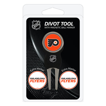 Philadelphia Flyers Pitchgabel + 3 Ballmarker