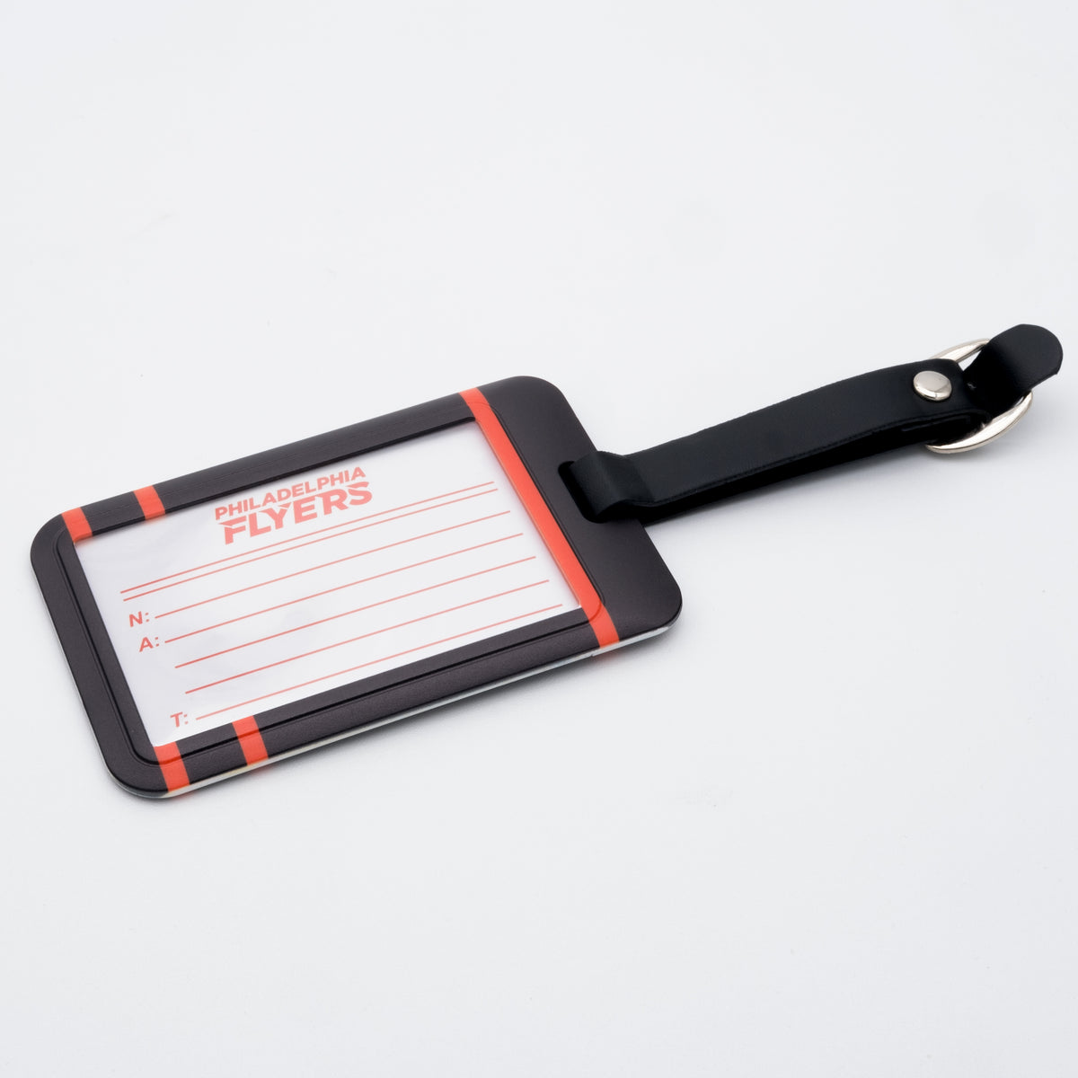 Philadelphia Flyers plastic golf bag tag by Team Golf, product photo 2