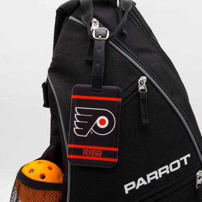 Philadelphia Flyers plastic golf bag tag by Team Golf, product photo 3