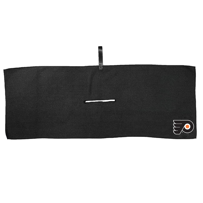 Philadelphia Flyers 16 x 40 microfiber golf towel with team logo