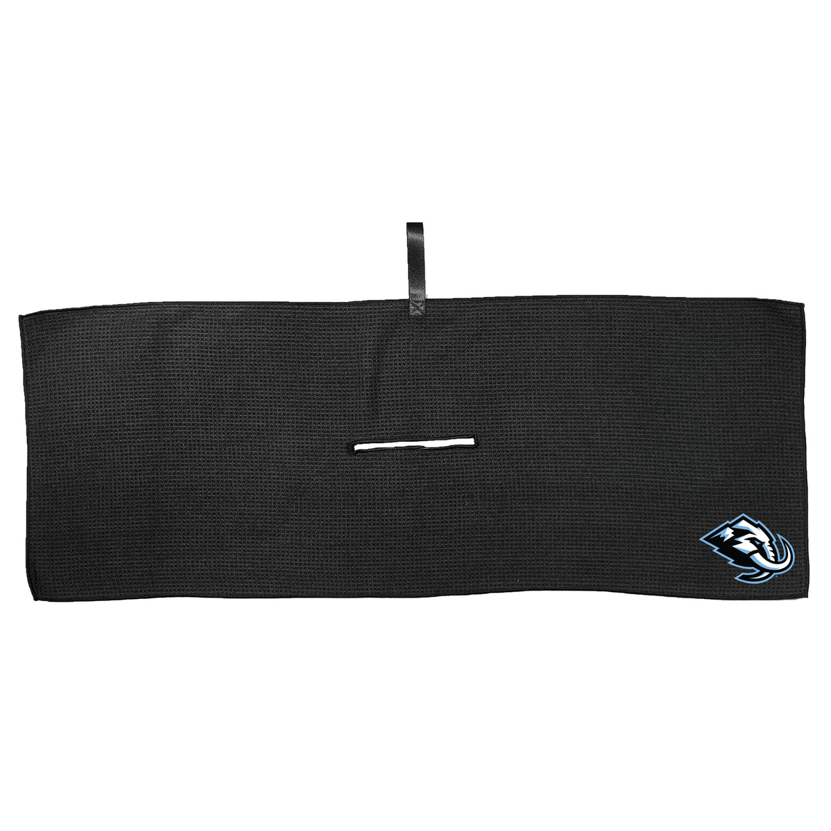 Utah Mammoth 16 x 40 microfiber golf towel with team logo