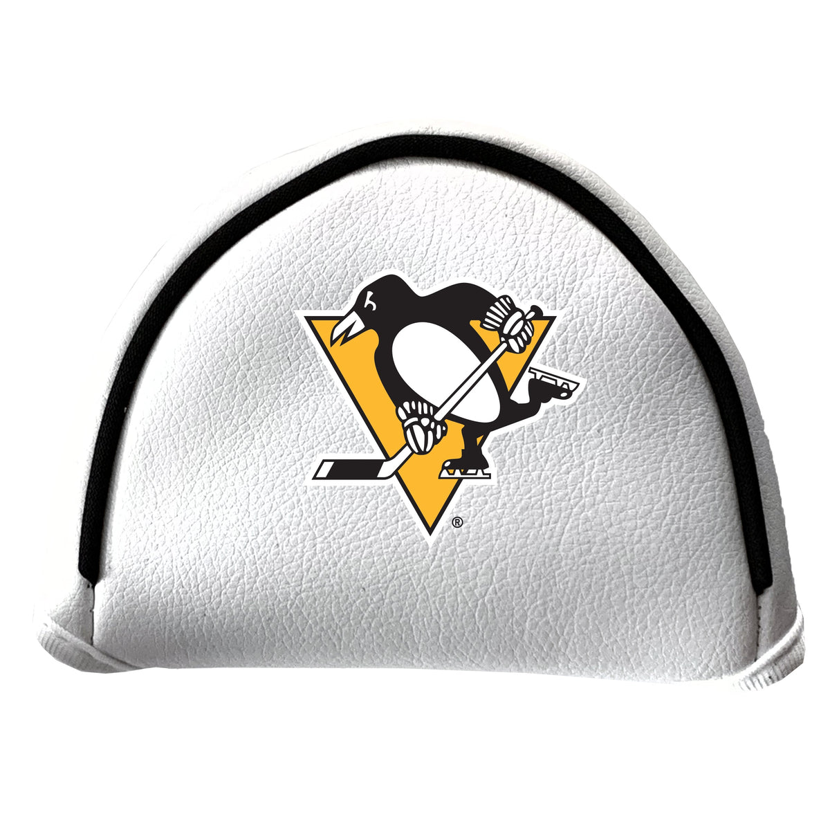 Pittsburgh Penguins Vintage White Printed Mallet Putter Headcover