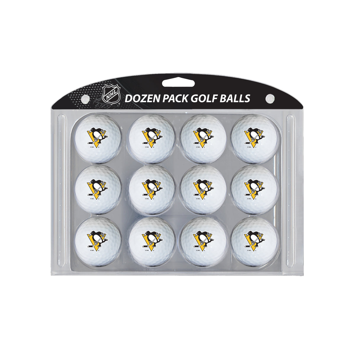 Pittsburgh Penguins logo golf balls, 12 pack