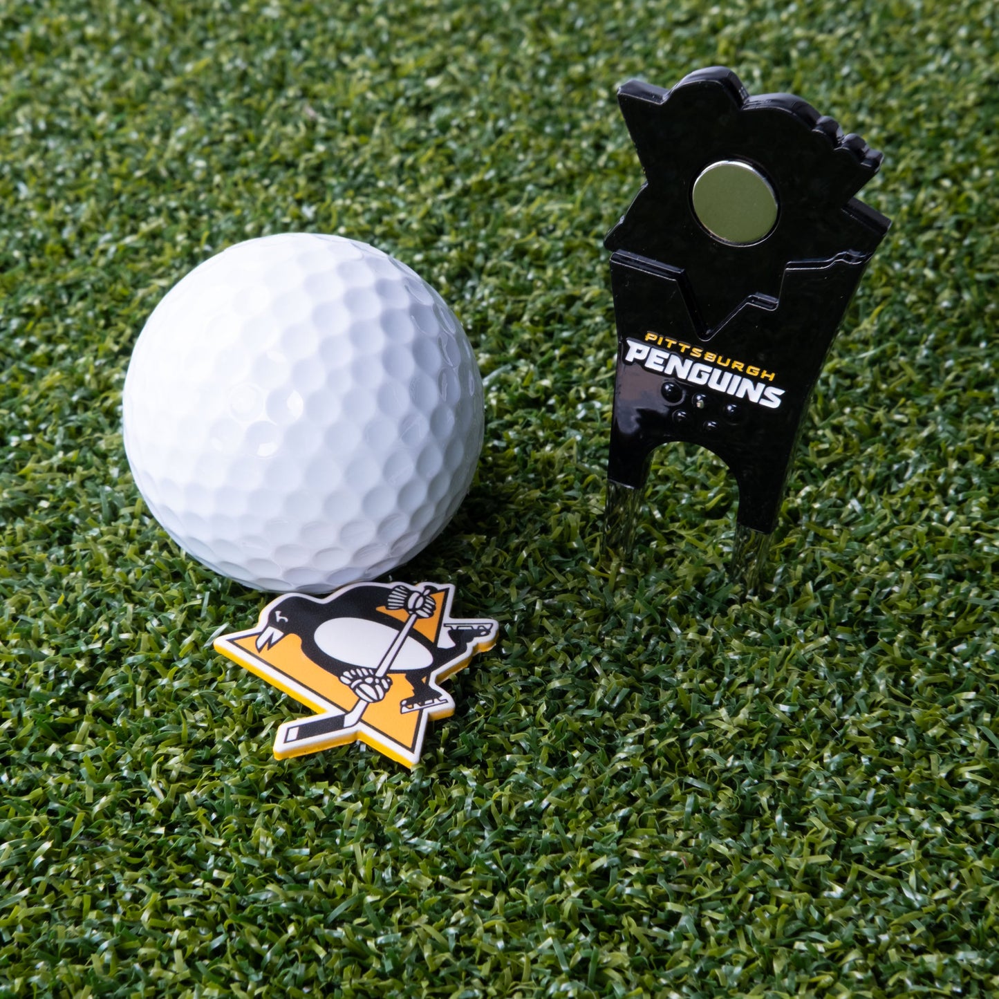 Pittsburgh Penguins Custom Shaped Divot Tool - Image 5 - Club Rehab