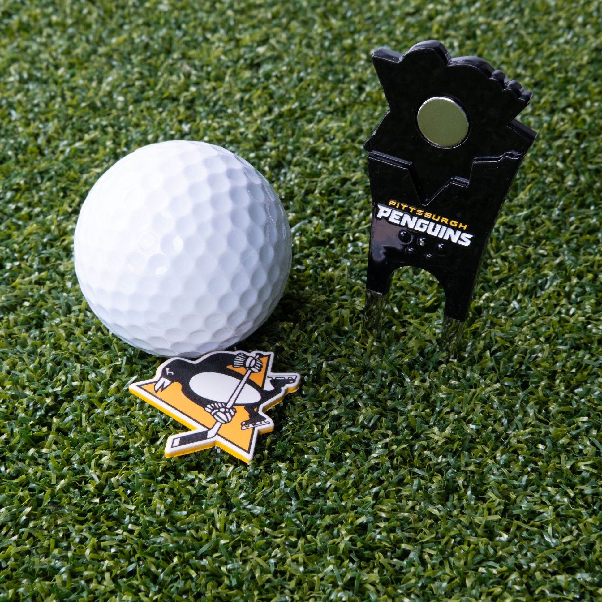 Pittsburgh Penguins Custom Shaped Divot Tool - Image 5 - Club Rehab