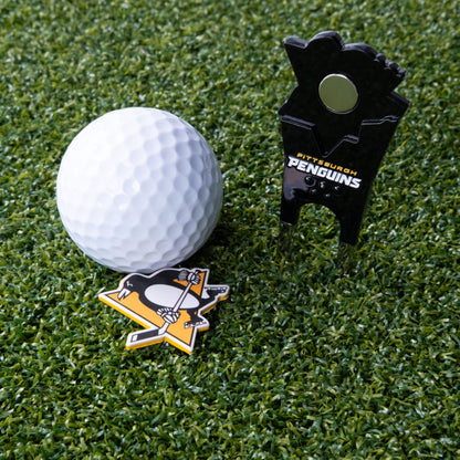 Pittsburgh Penguins Custom Shaped Divot Tool - Image 5 - Club Rehab