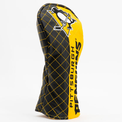 Pittsburgh Penguins split fairway quilted golf headcover alternate view