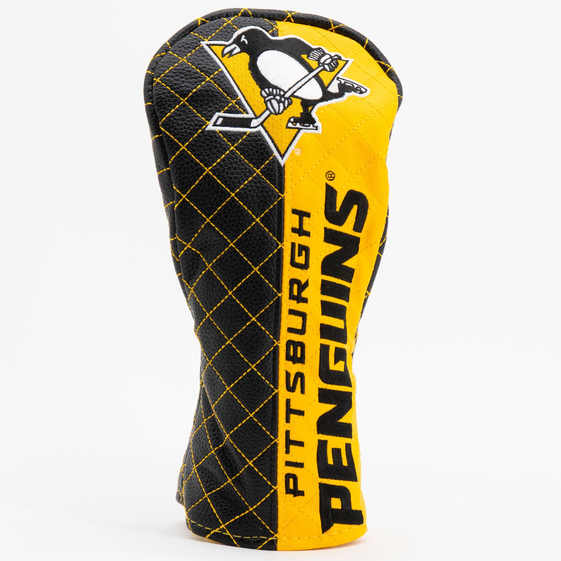 Pittsburgh Penguins split fairway quilted golf headcover