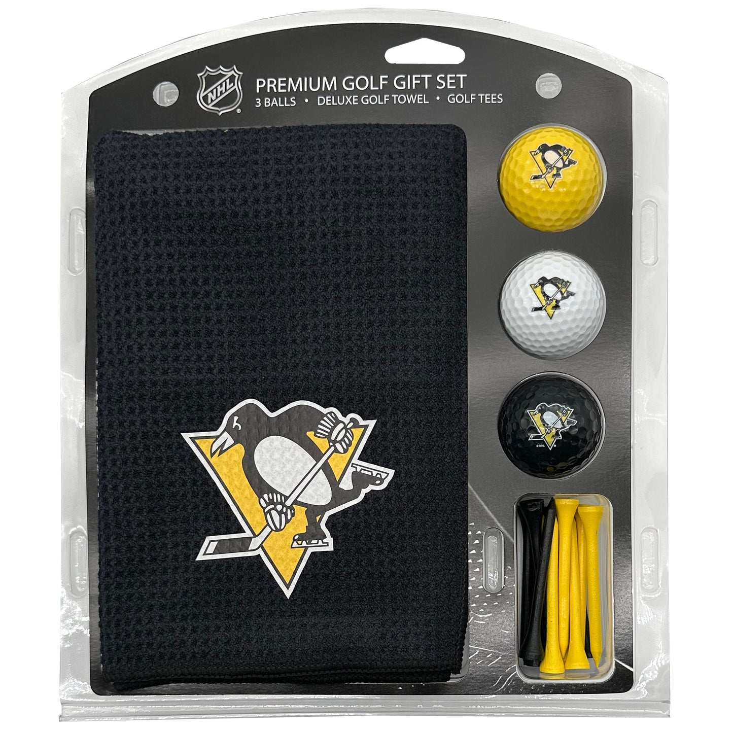 Pittsburgh Penguins Microfiber Towel Golf Gift Set - Club Rehab
