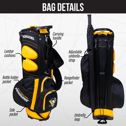 Pittsburgh Penguins Fairway Stand Bag - Image 2 - Club Rehab