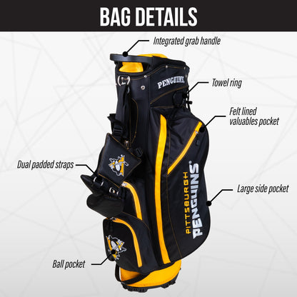 Pittsburgh Penguins Fairway Stand Bag - Image 3 - Club Rehab